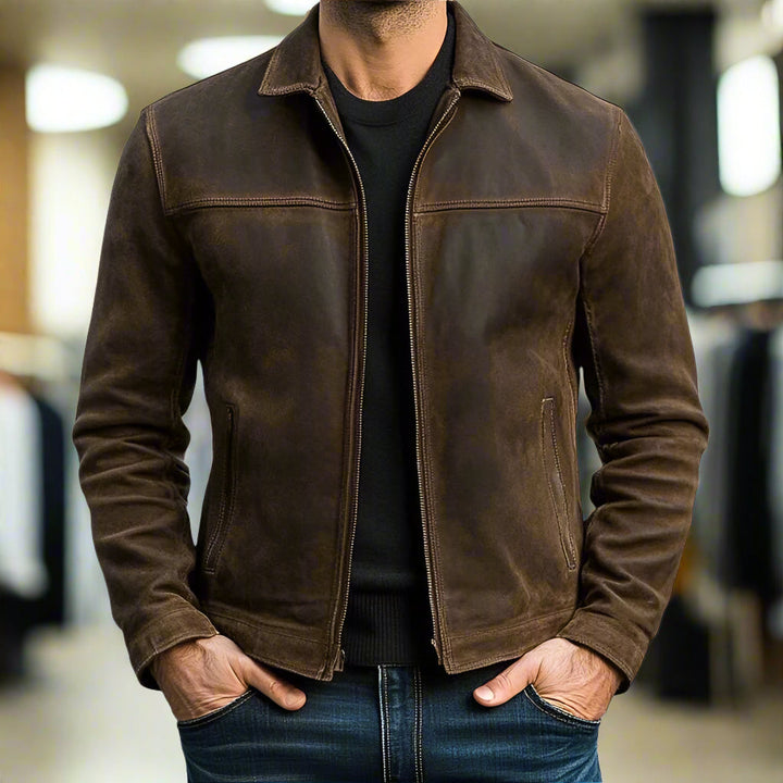 Benjamin™ | Veste en Cuir Classique