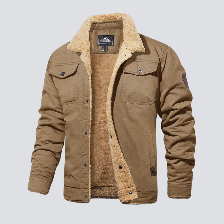 François™ | Veste utilitaire doublée en faux shearling