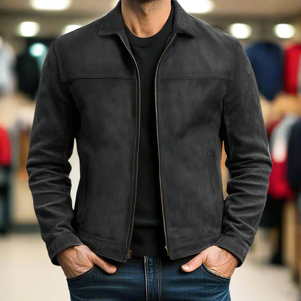 Benjamin™ | Veste en Cuir Classique