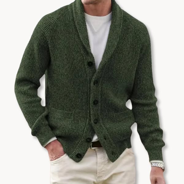 Daniel™ | Cardigan à col châle côtelé