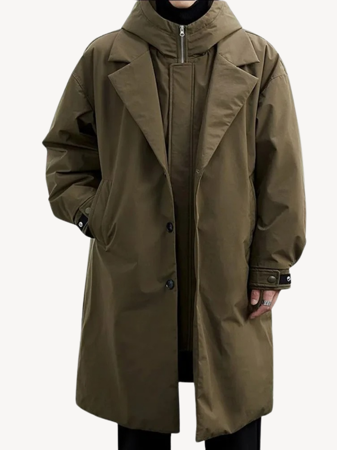 Nicolas™ | Trench-coat superposé