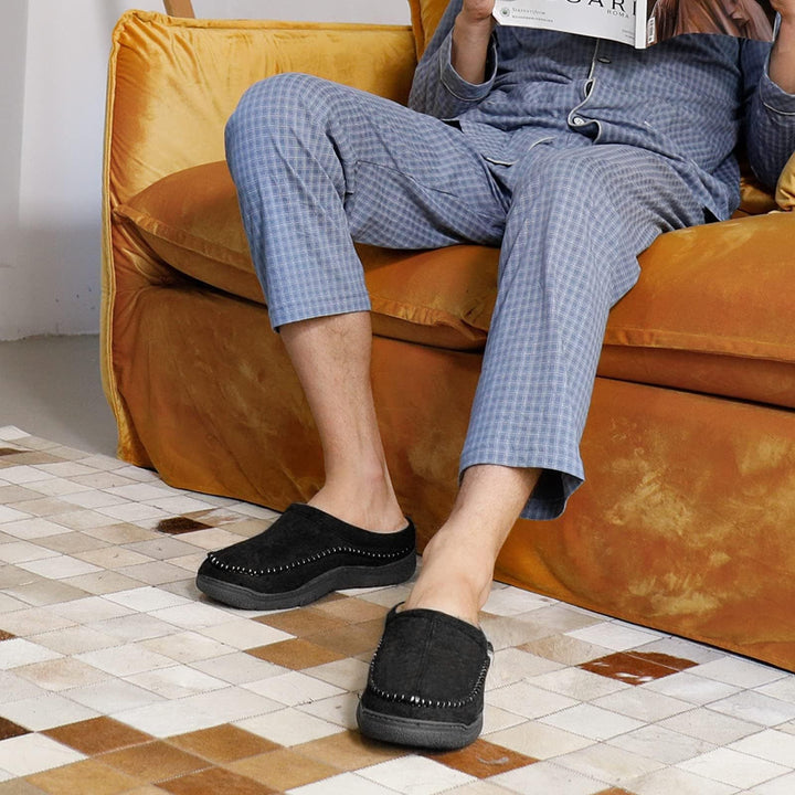 Alfred™ | Chaussons moccasins doublés confortables