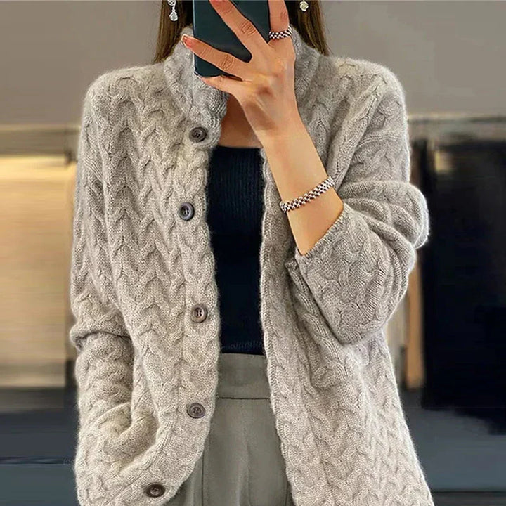 Delphine™ | Cardigan texturé à boutons