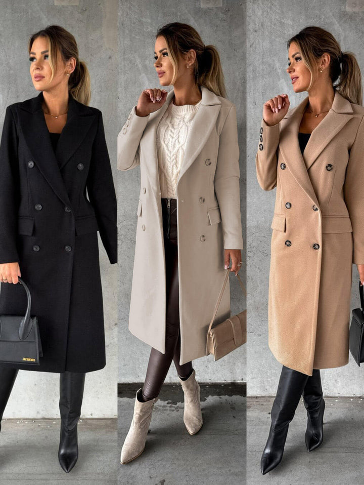 Jeanne™ | Manteau croisé sur mesure